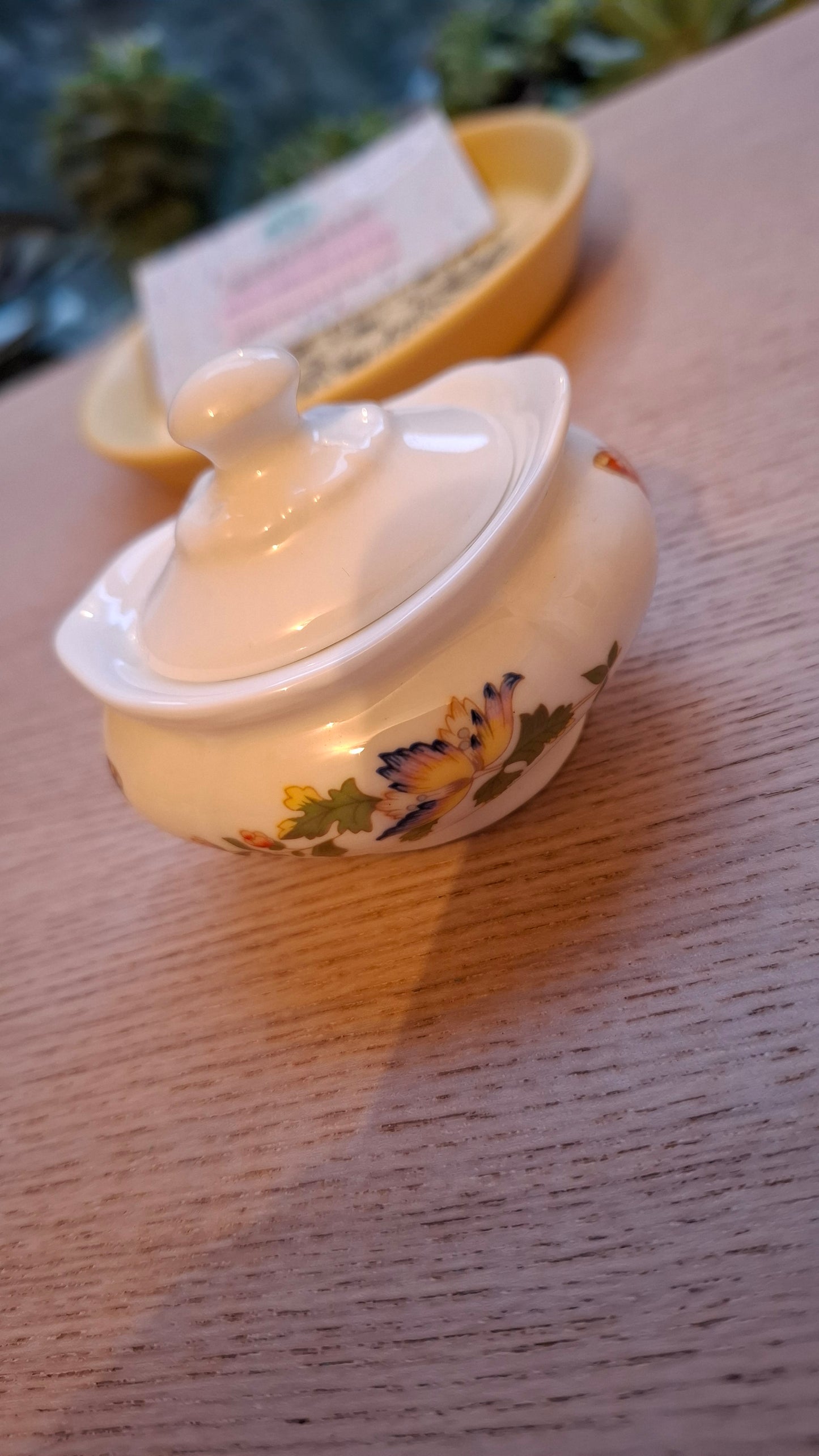 'Twat' Upcycled Aynsley Cute Pot With Lid