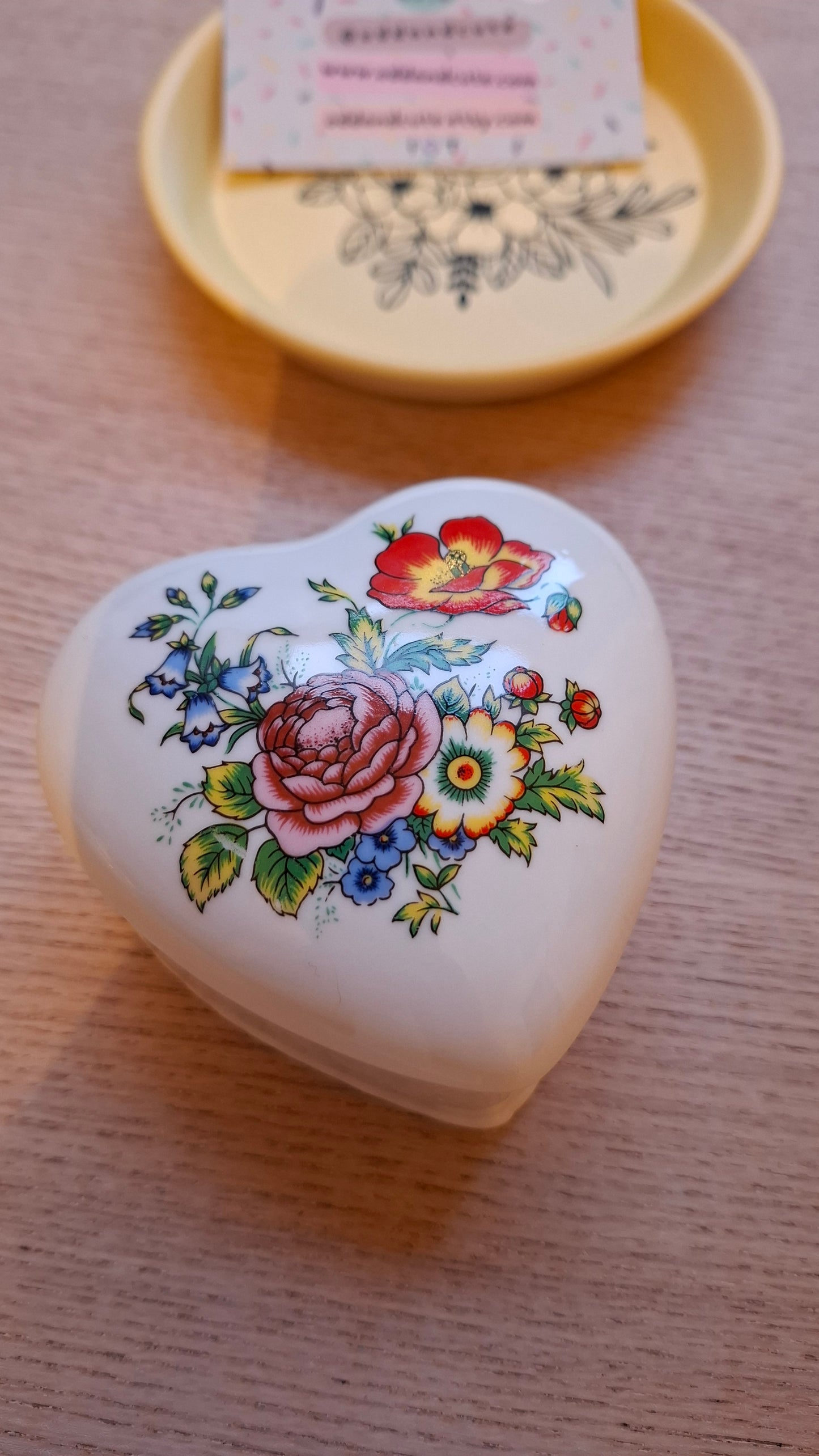 'Prick' Upcycled Heart Shaped Trinket Pot