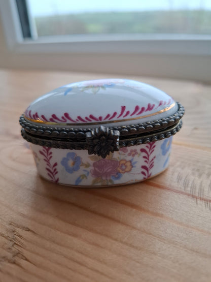 'Slag' Upcycled Oval Shaped Clasped Trinket Pot