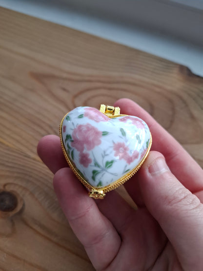 'Twat' Upcycled Mini Trinket/Pill Pot Pink Floral