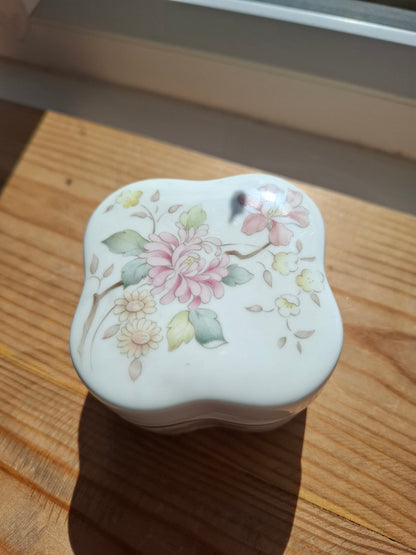 'Arse Hole' Upcycled Chunky Floral Trinket Pot