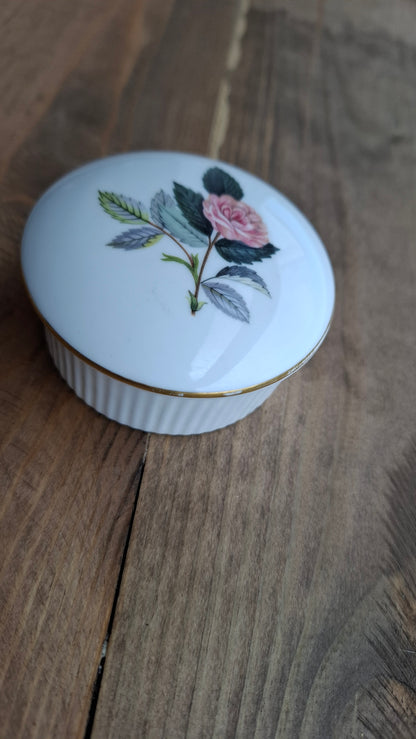 'Cunt' Upcycled Wedgwood Rose Trinket Pot