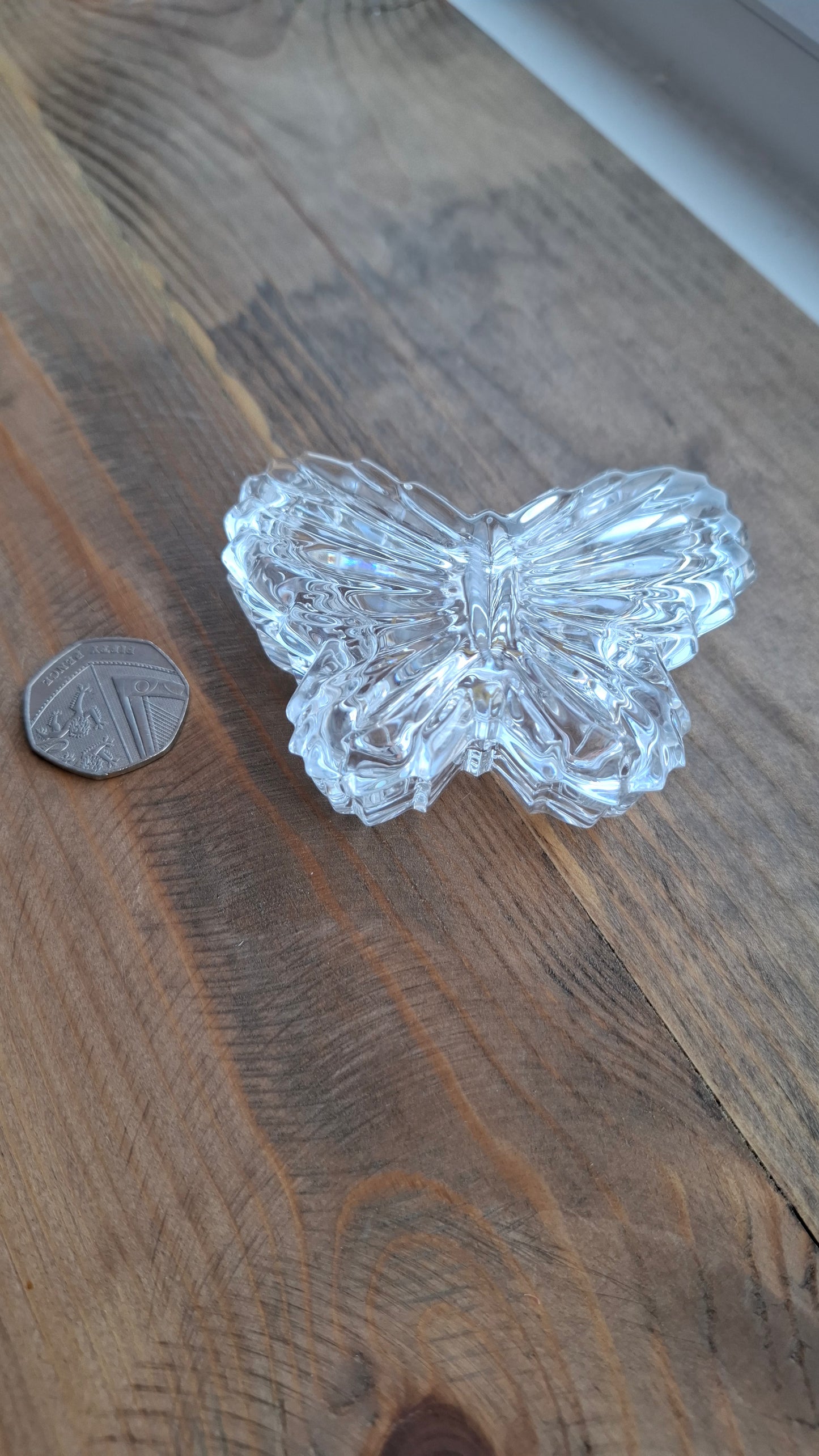 'Cunt' Upcycled Glass Butterfly Trinket Pot