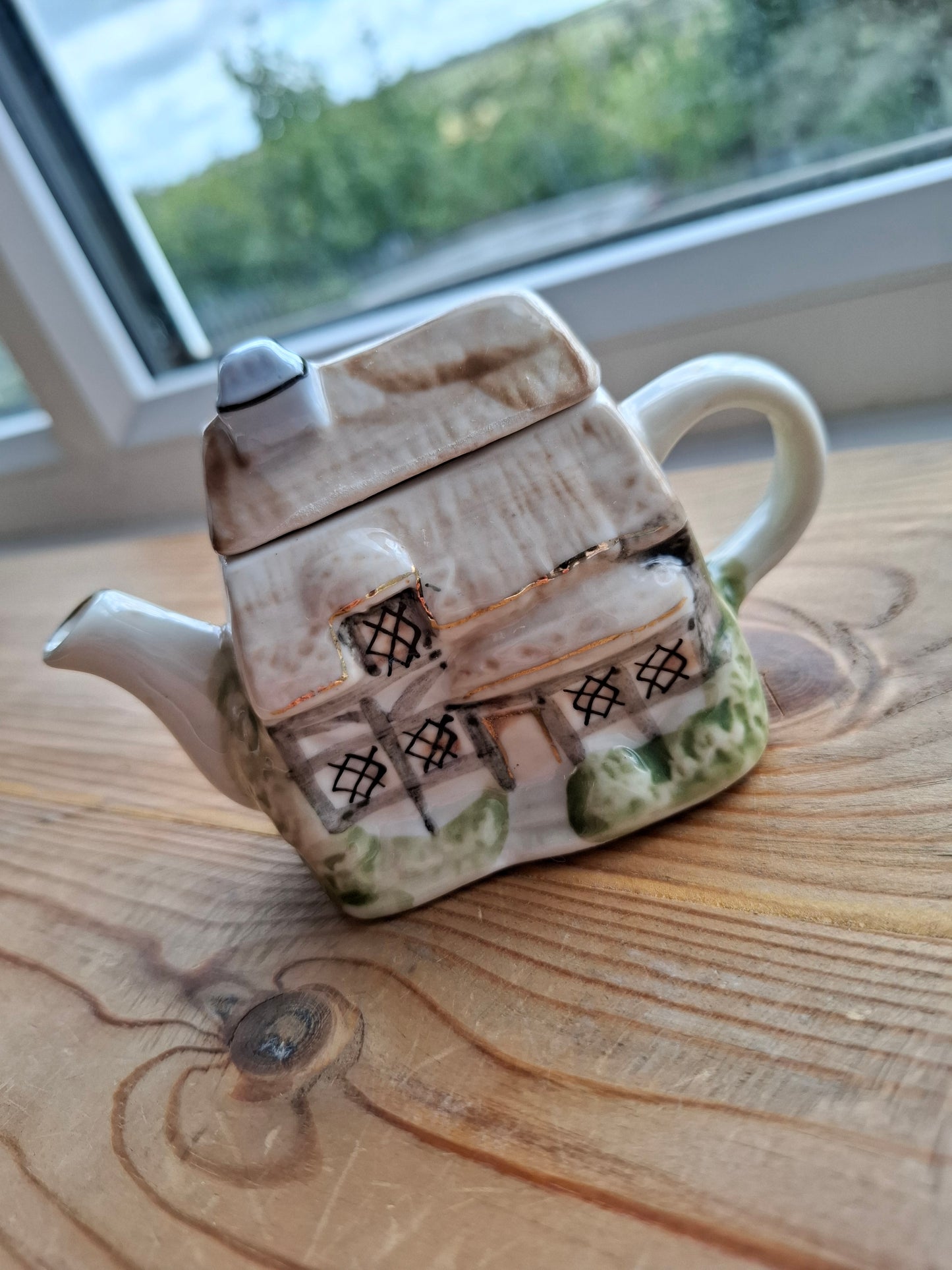 'Cunt' Upcycled Little Cottage Teapot Trinket Pot