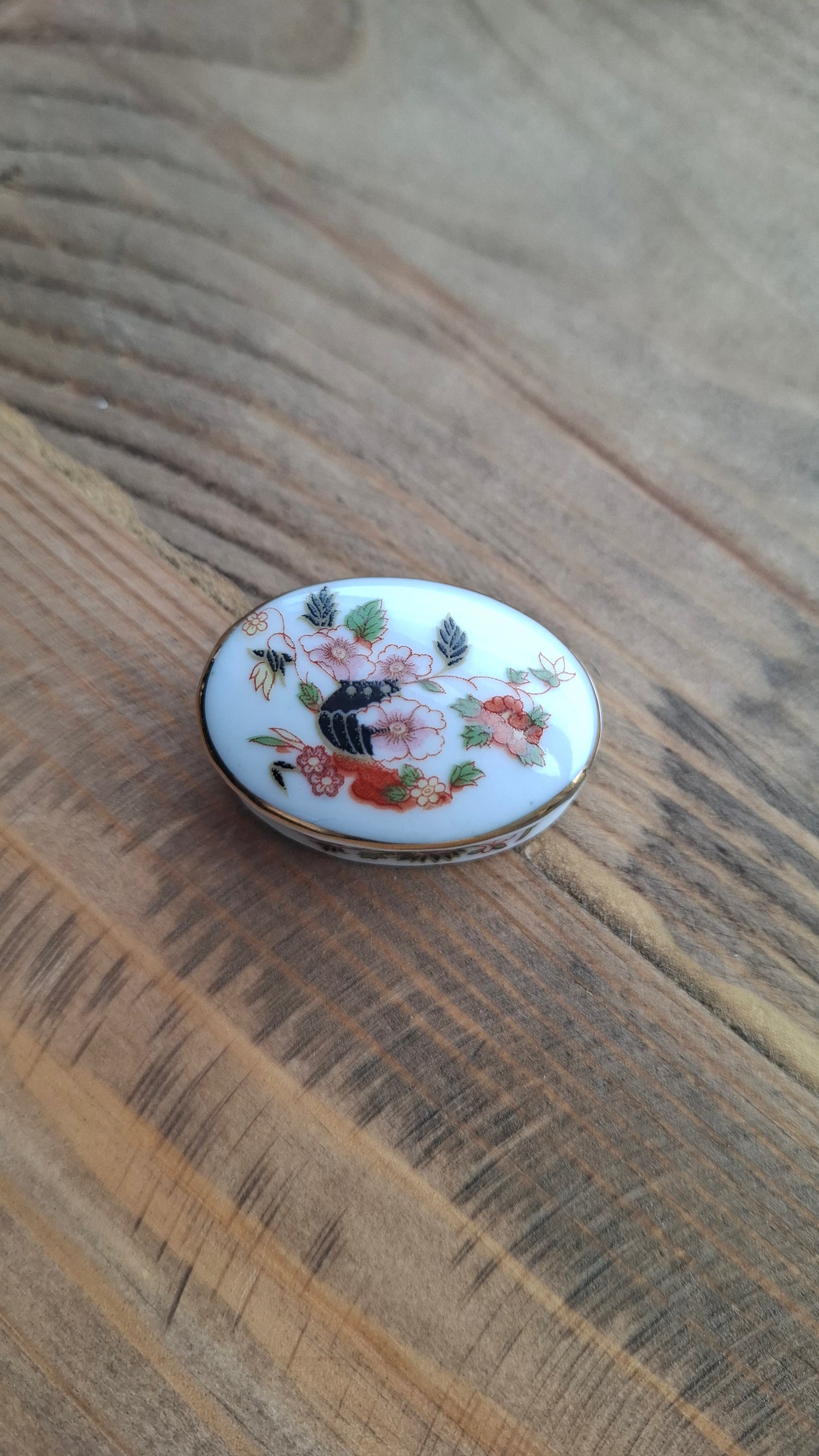 'Cunt' Upcycled TINY Oval Trinket Pot