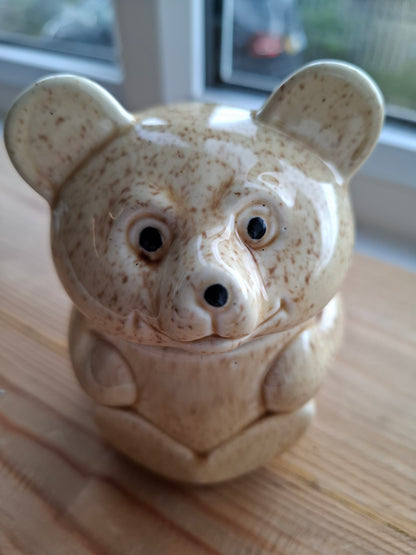 'Cunt' Upcycled Funny Looking Bear Trinket Pot
