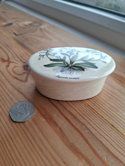 'Wanker' Upcycled Oval Flower Trinket Pot