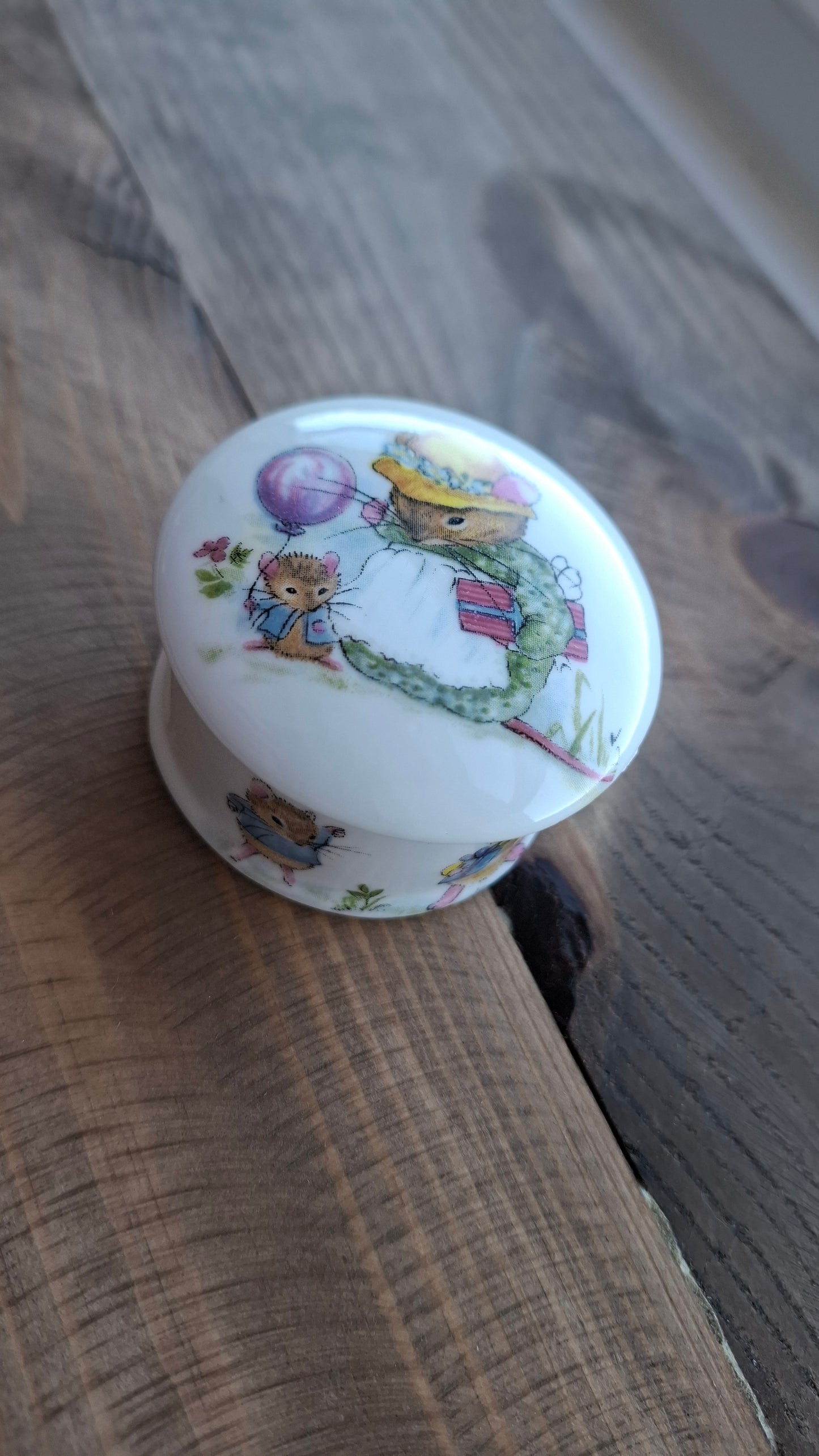 'Cunt' Upcycled Cute Mouse Trinket Pot