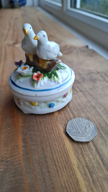 'Cunt' Upcycled Handpainted Birdy Trinket Pot
