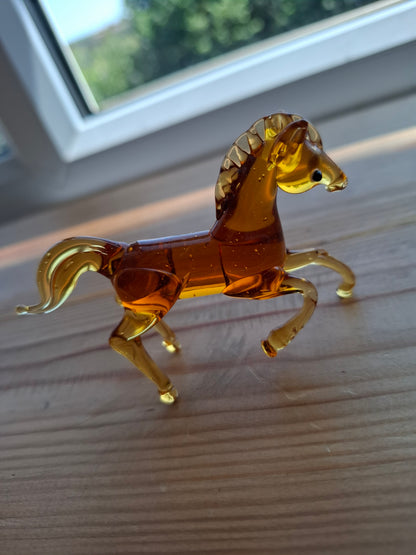 Glass Prancing Horse (CGB Giftware)