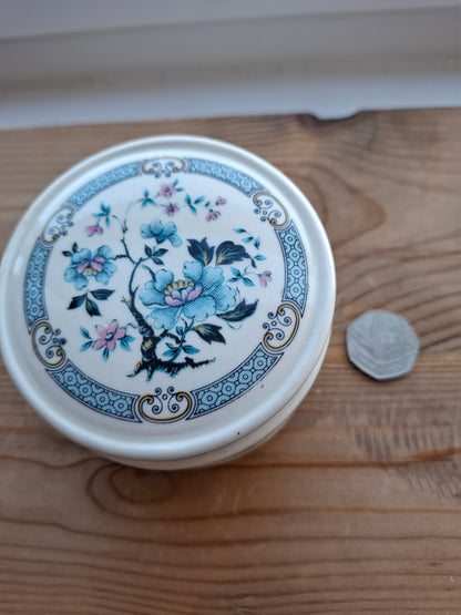 'Sugar Tits' Upcycled Chunky Bluey Floral Pot