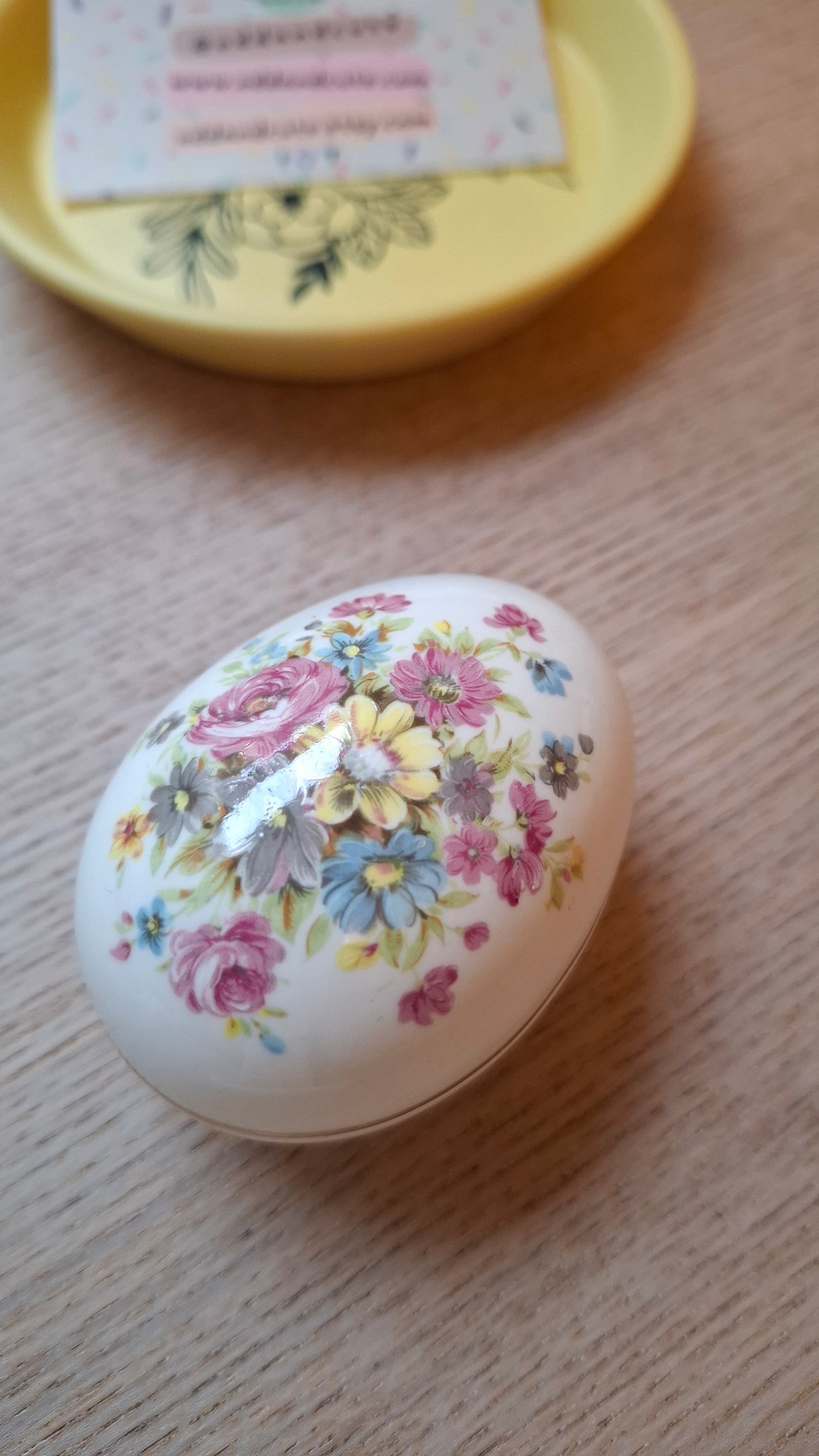 'Twat' Upcycled Small Egg Shaped Trinket Pot