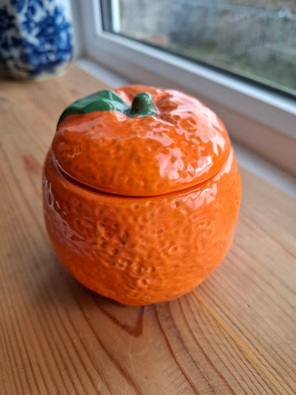 'Cunt' Upcycled Large Chunky Orange Ceramic Pot