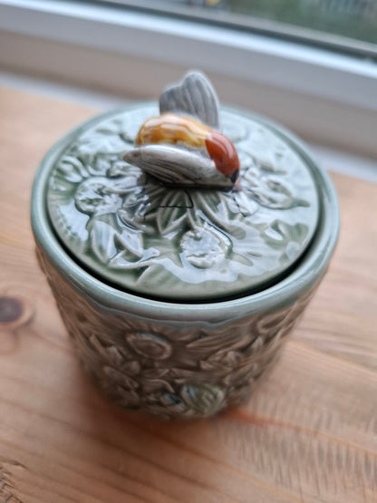 'Cunt' Fancy Green Bee Ceramic Pot
