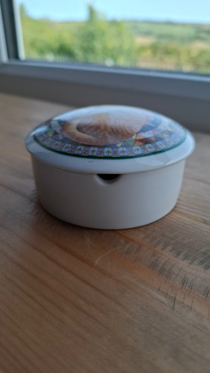 'Cunt' Upcycled Ceramic Cat Ashtray