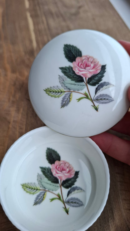 'Cunt' Upcycled Wedgwood Rose Trinket Pot