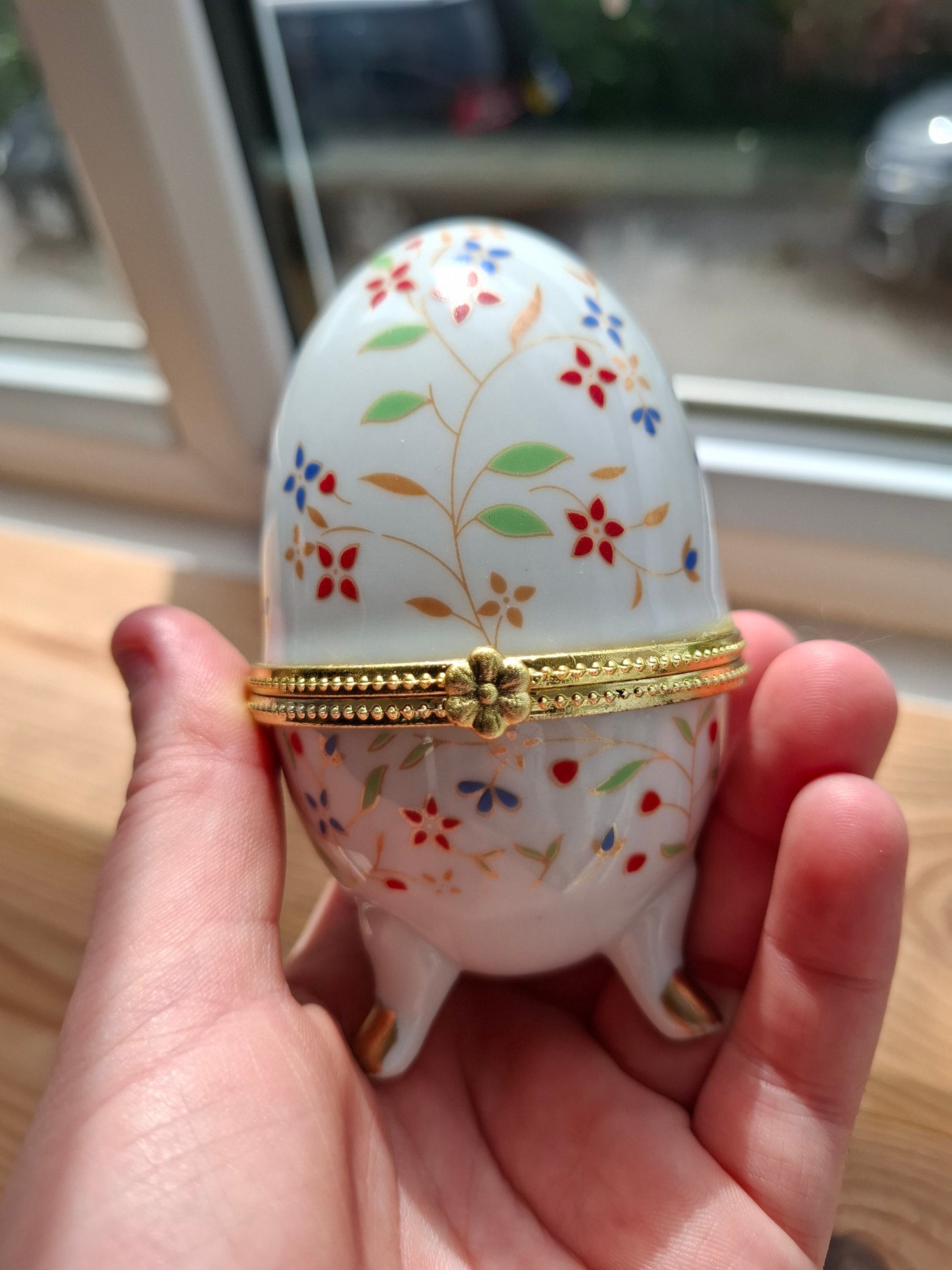 'Cunt' Upcycled Fancy Egg Trinket Pot With Legs