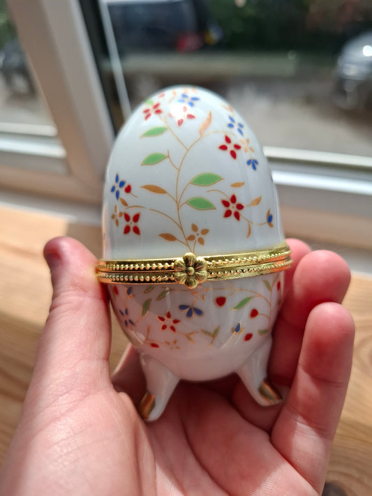 'Cunt' Upcycled Fancy Egg Trinket Pot With Legs