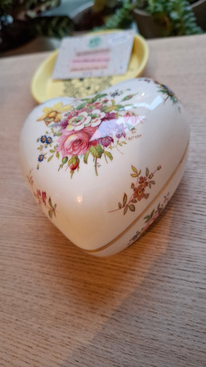 'Cunt' Upcycled Large Heart Shaped Trinket Pot