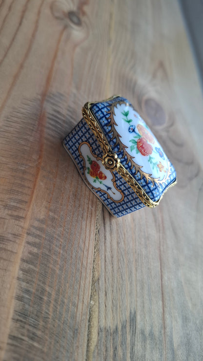 'Cunt' Upcycled Little Blue Chest Trinket Pot