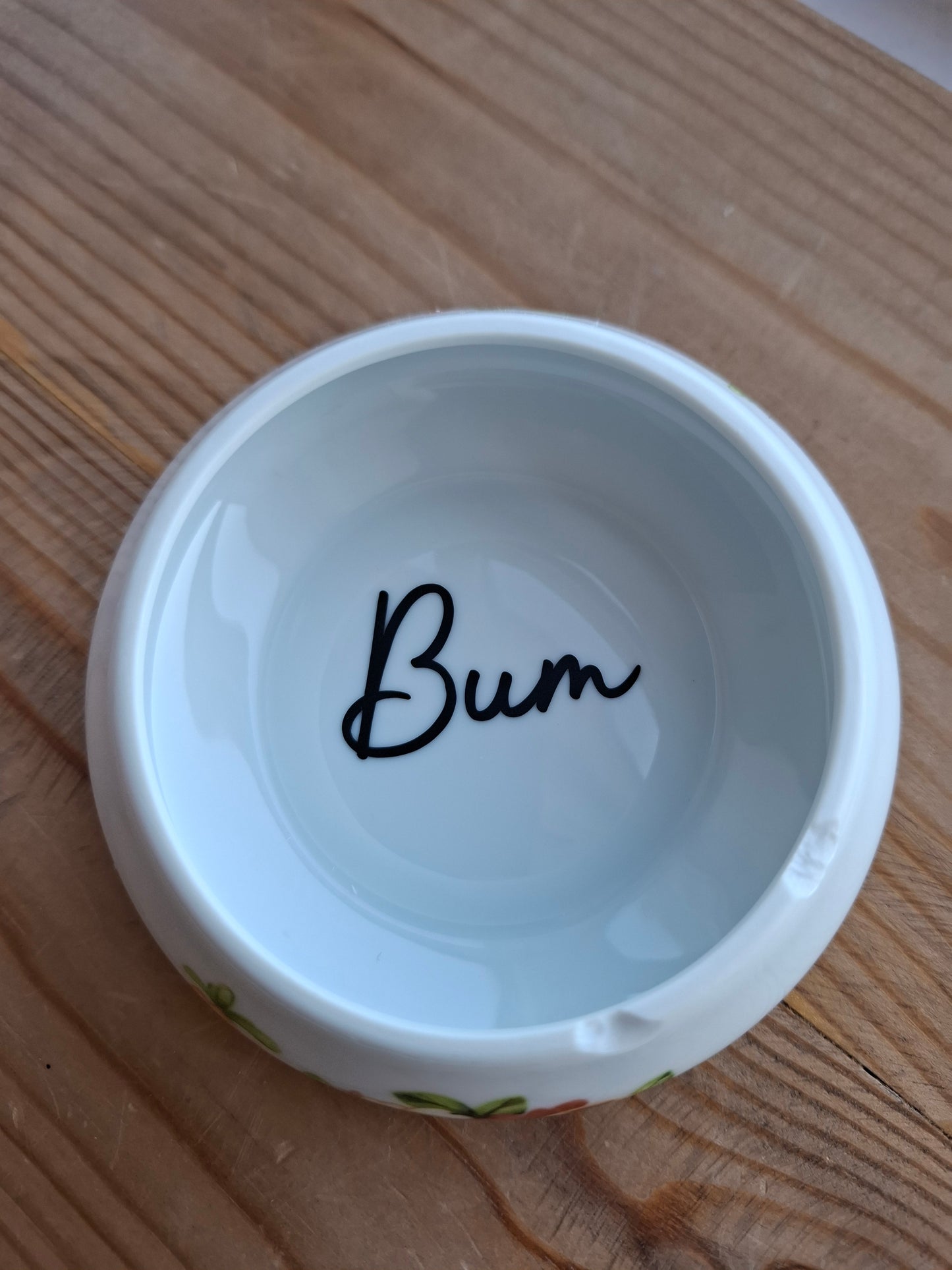 'Bum' Upcycled Floral Trinket Pot