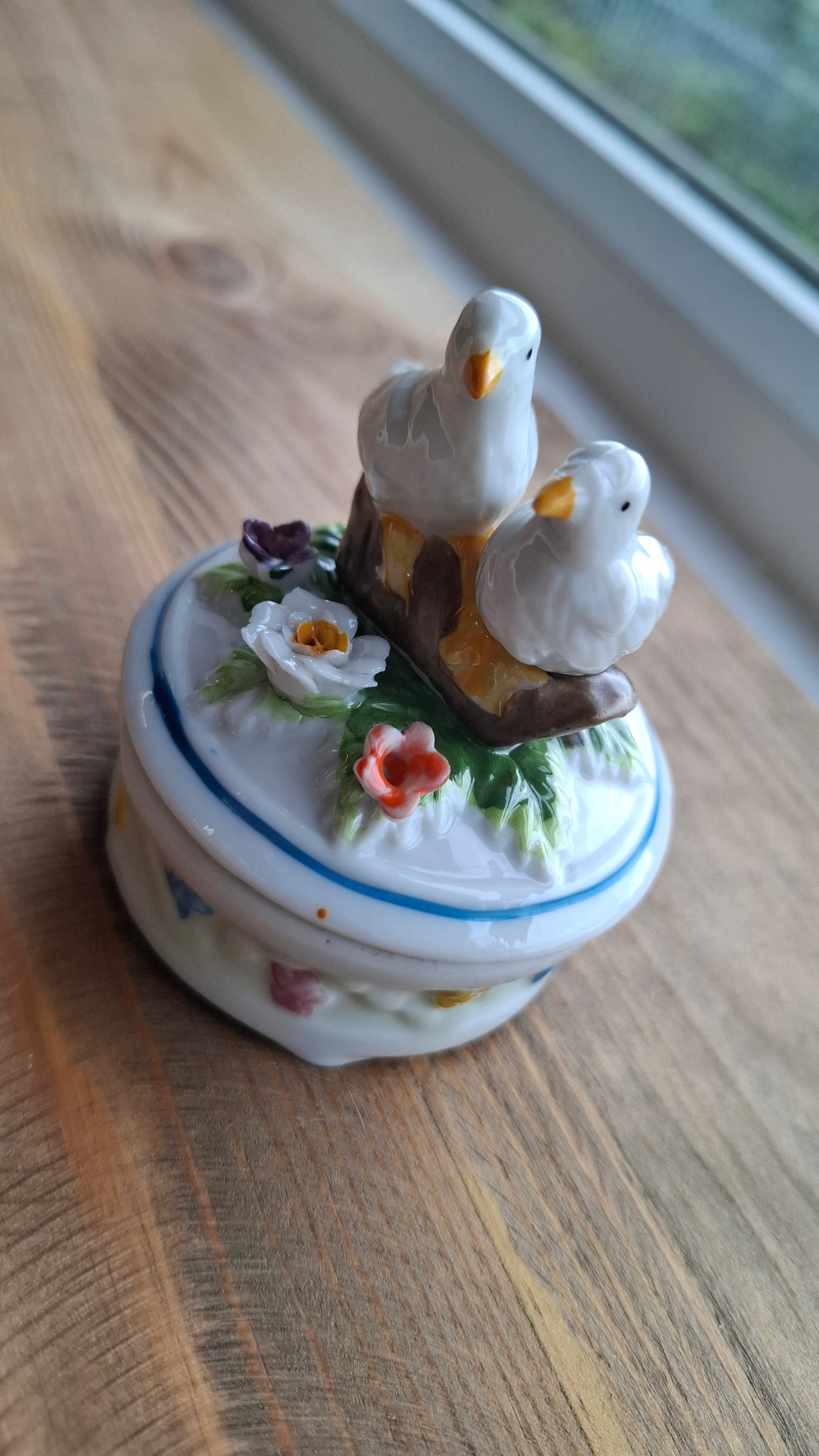 'Cunt' Upcycled Handpainted Birdy Trinket Pot