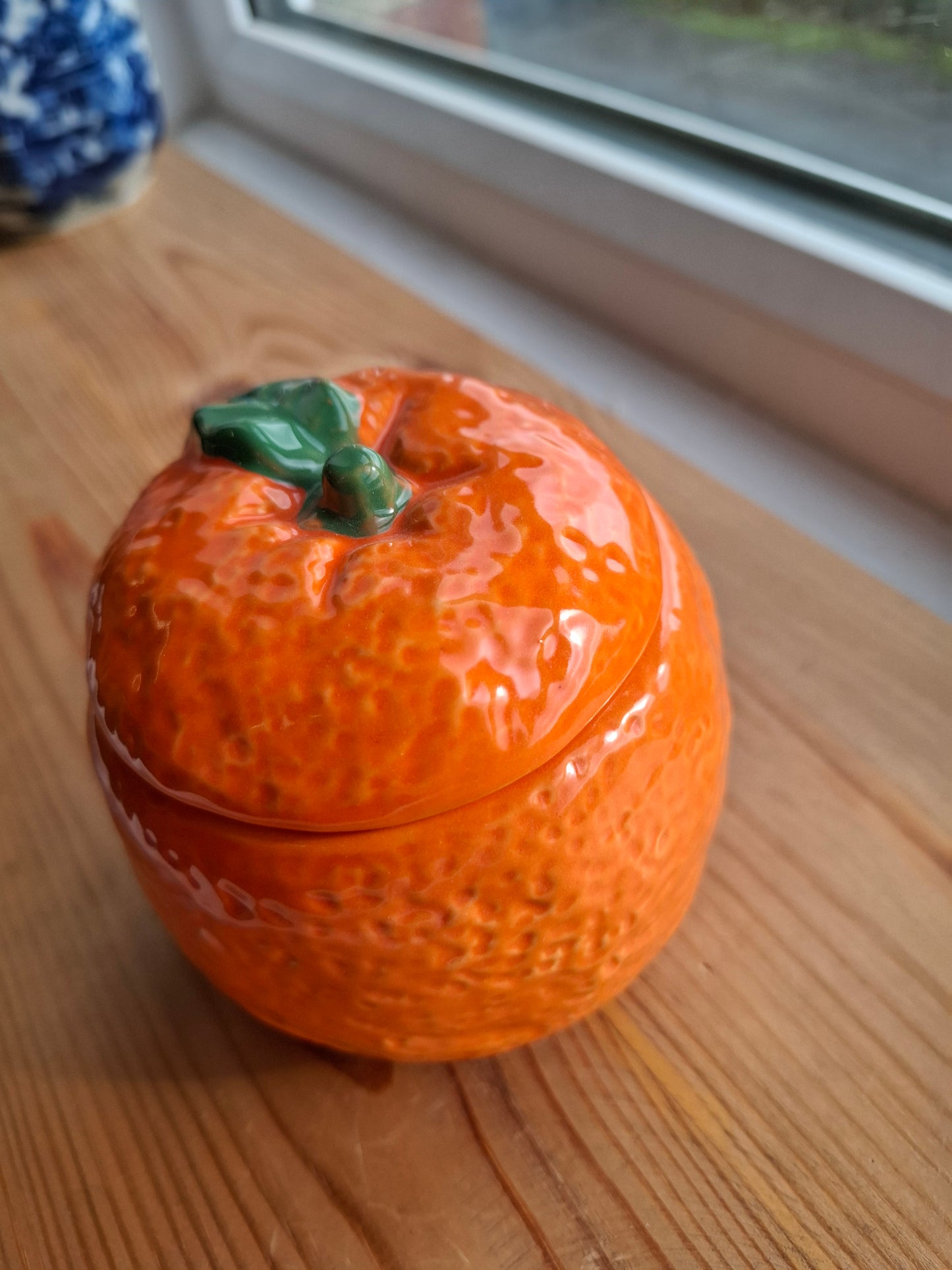 'Cunt' Upcycled Large Chunky Orange Ceramic Pot