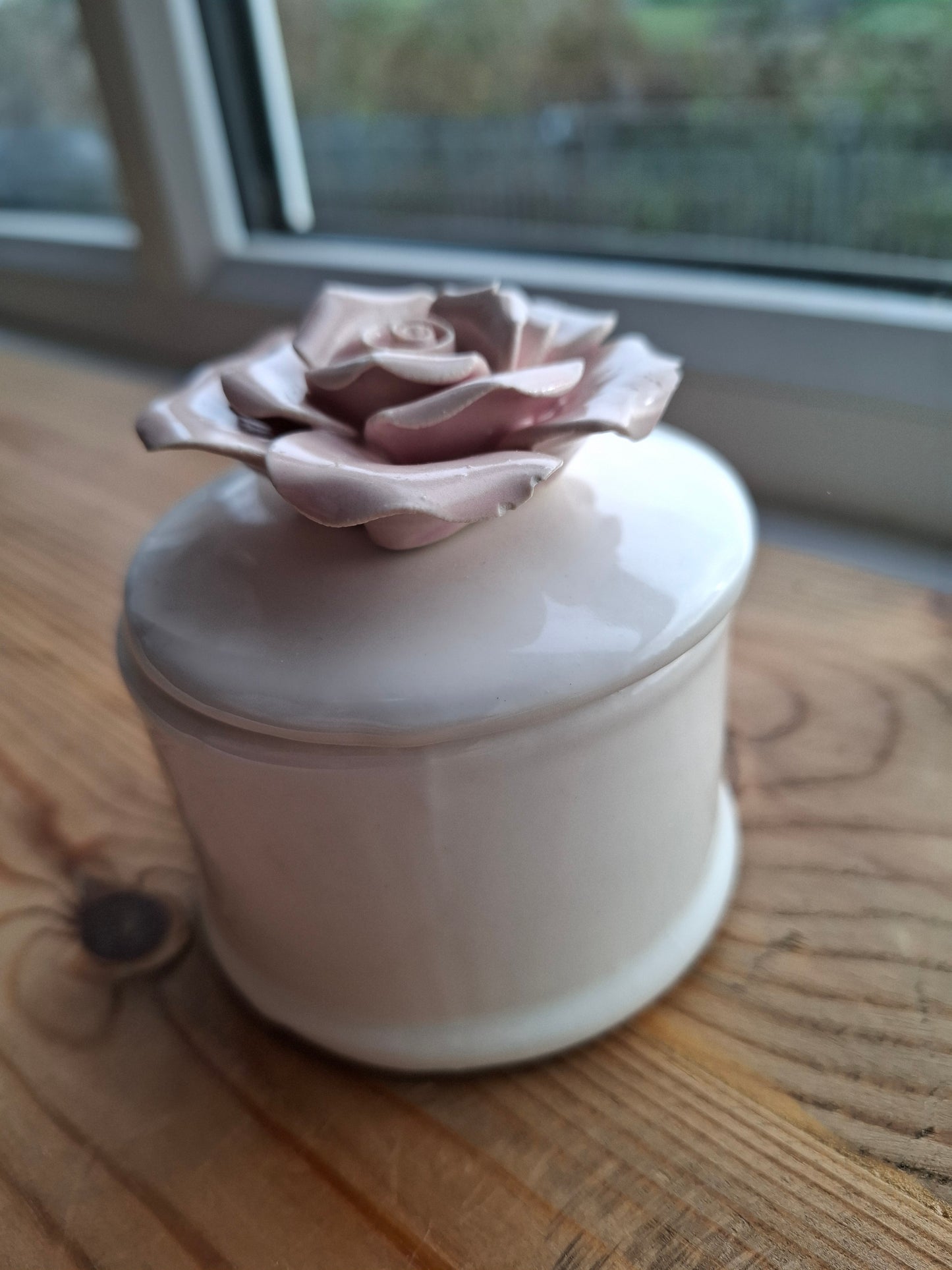 'Slag' Upcycled Rose Trinket Pot