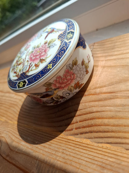 'Piss Flaps' Upcycled Round Bird Trinket Pot