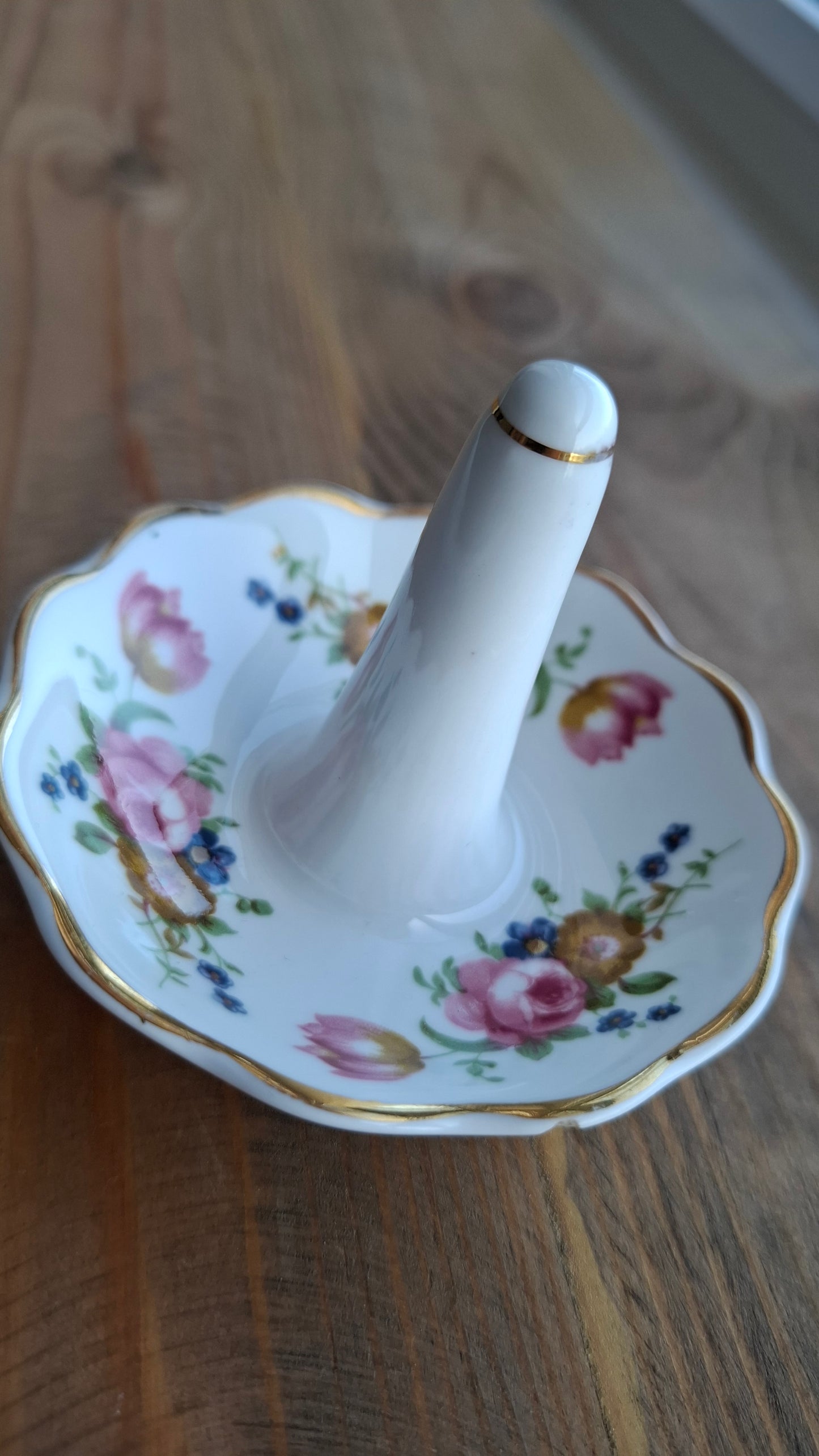 Floral Ring Holder Dish
