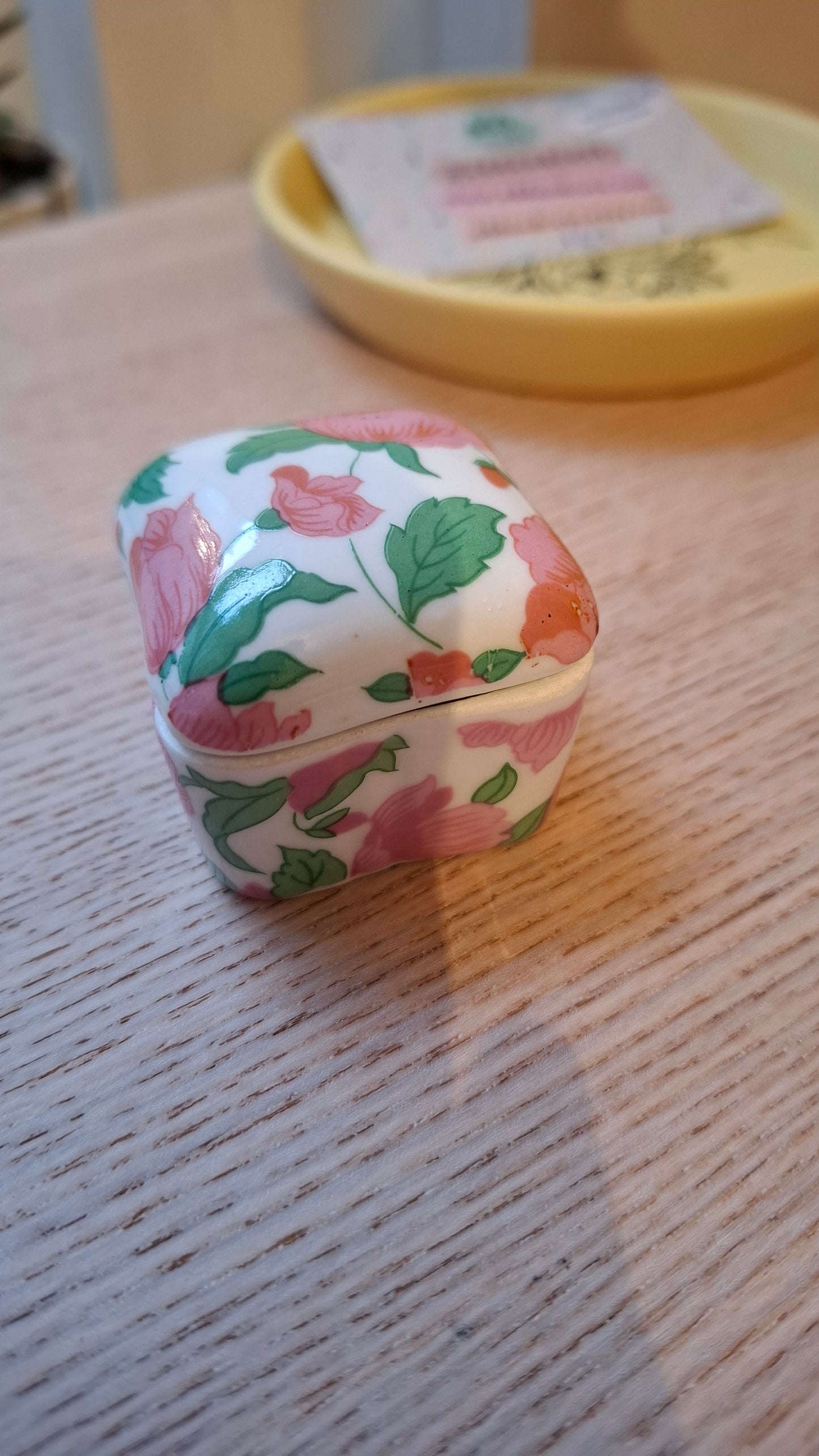 'Bum Hole' Upcycled Little Square Trinket Pot