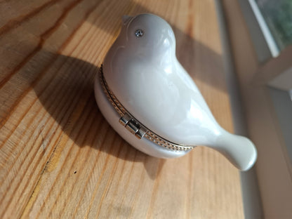 'Cunt' Upcycled White Birdy Trinket Pot
