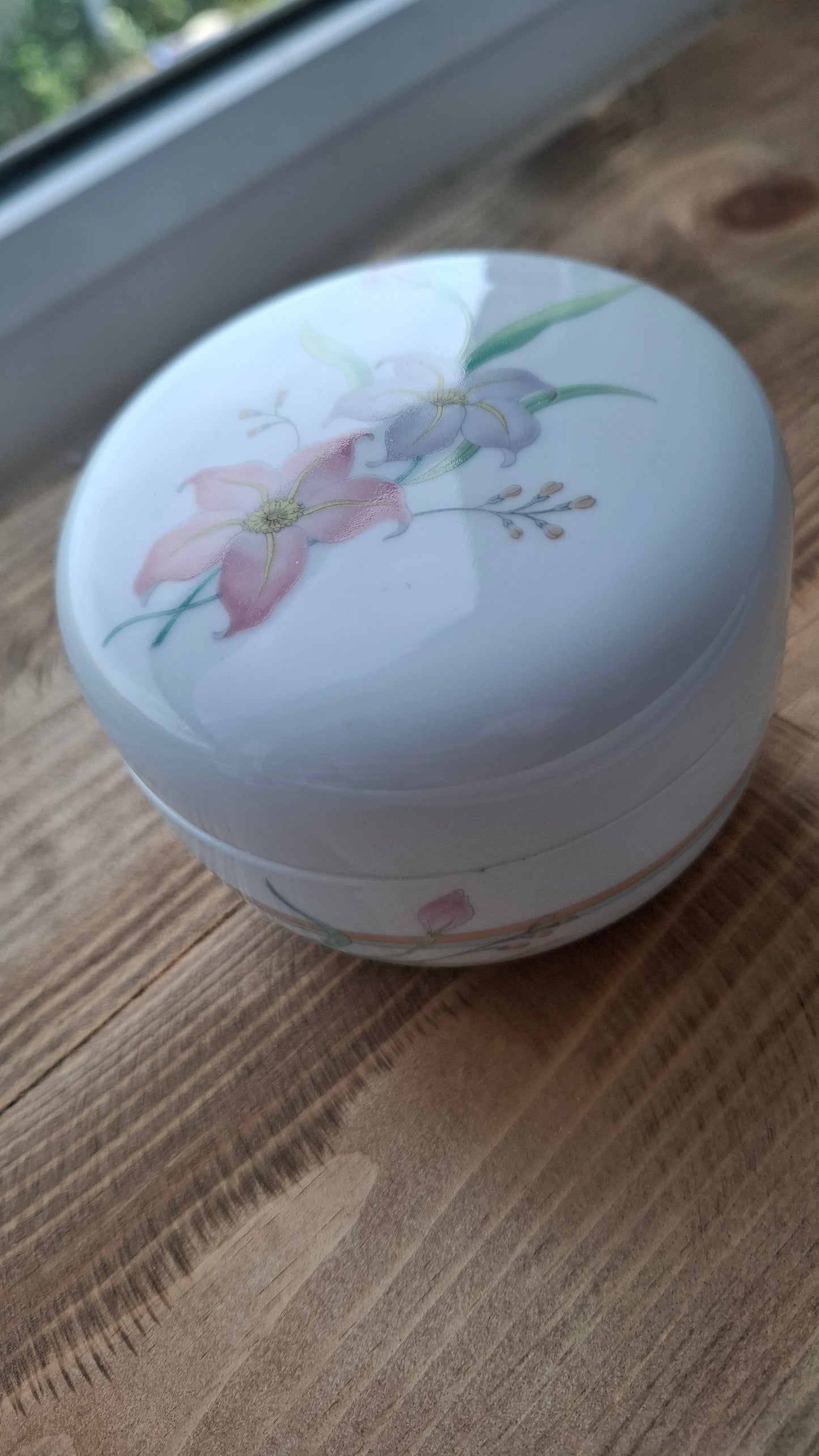 'Cunt' Upcycled White Chunky Round Lily Trinket Pot
