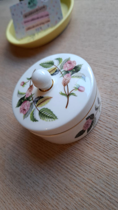'Cunt' Upcycled Wedgwood Trinket Pot With Cute Lid
