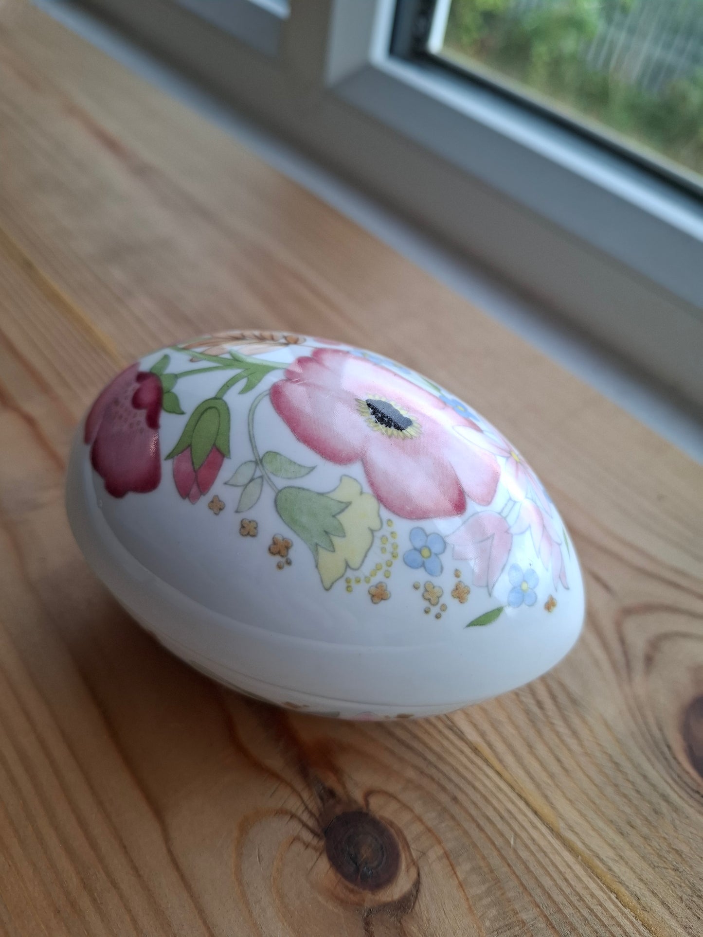 'Cunt' Upcycled Large Egg Shaped Cartoony Trinket Pot