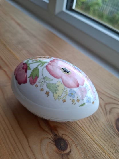 'Cunt' Upcycled Large Egg Shaped Cartoony Trinket Pot