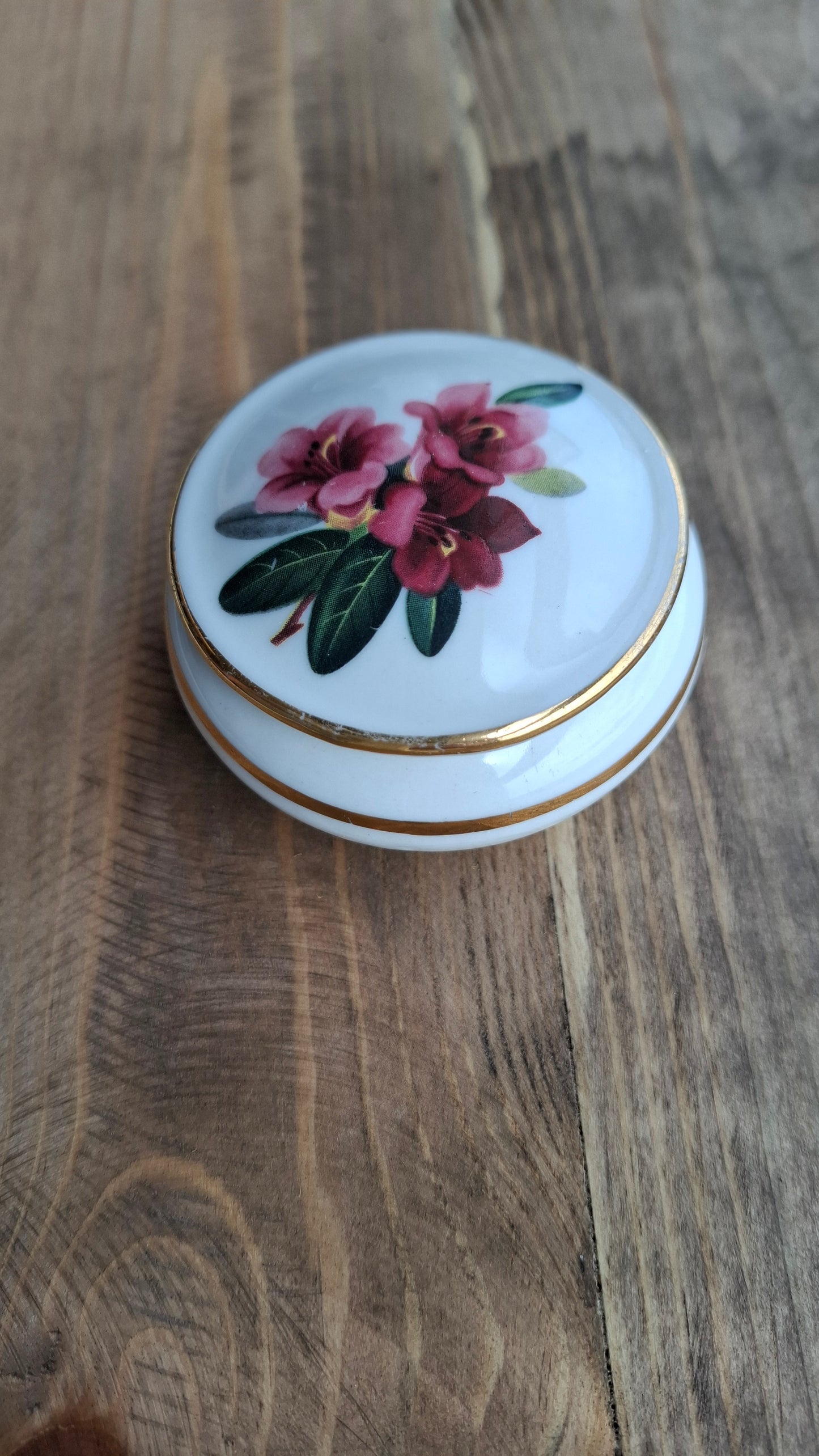 'Cunt' Upcycled Pretty Round Floral Trinket Pot