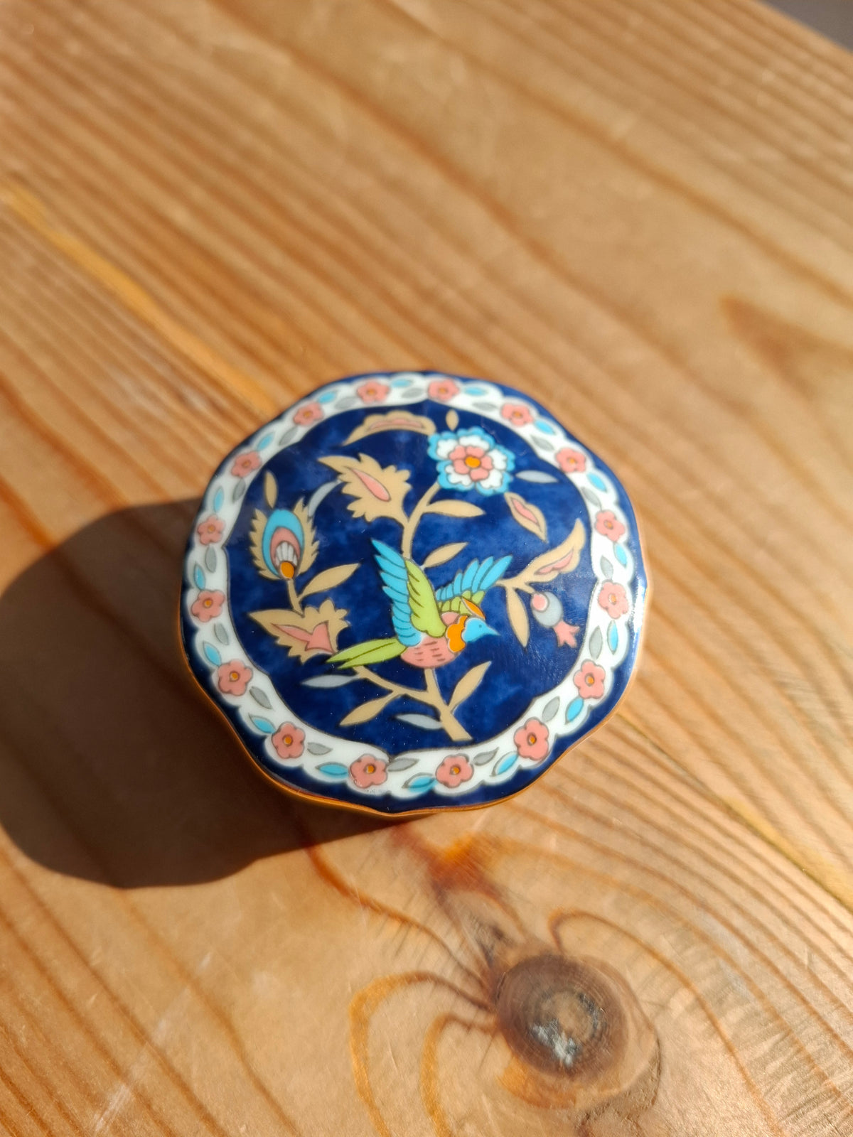 'Cunt' Upcycled Small Floral Birdy Trinket Pot