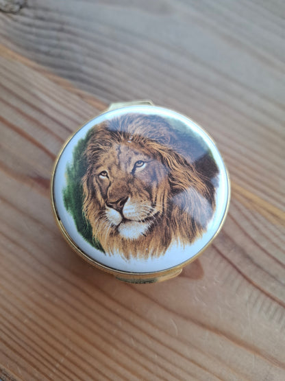 'Twat' Upcycled Enamel Lion Trinket Pot
