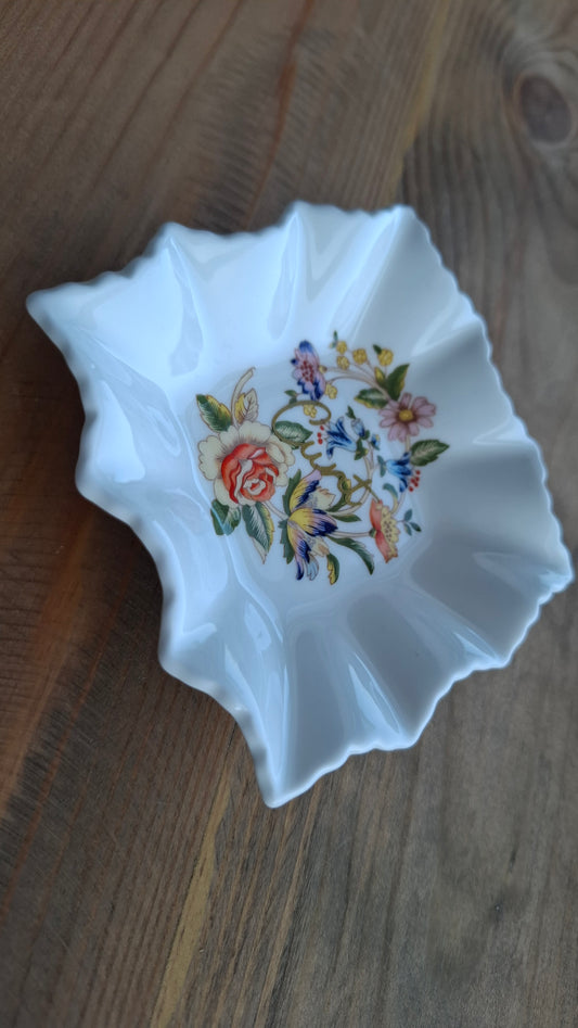 'Cunt' Upcycled Frilly Square Shaped Trinket Dish