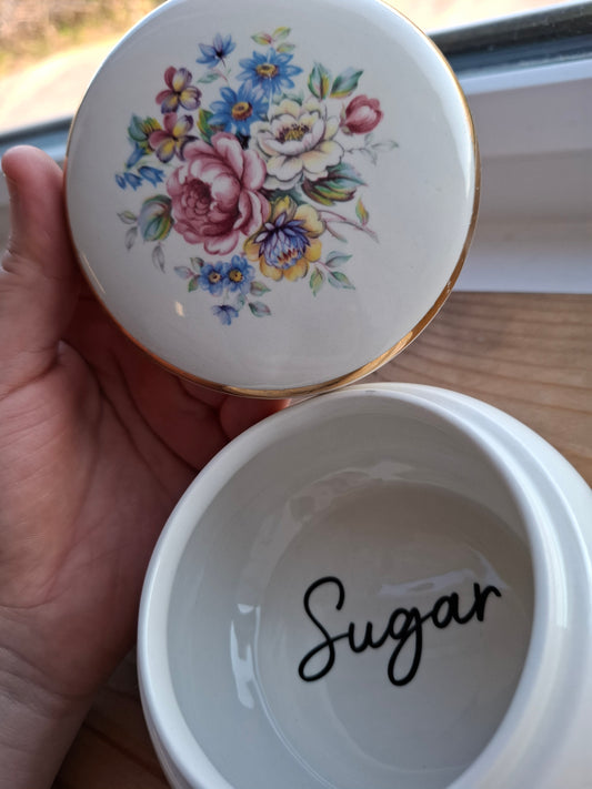 'Sugar Tits' Upcycled Chunky Floral Pot