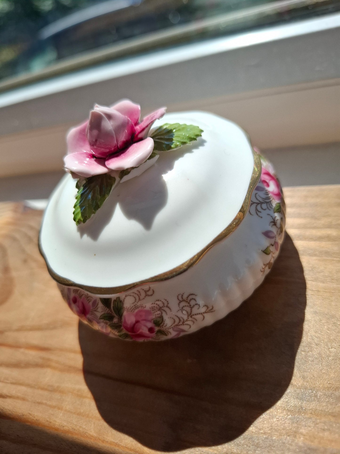 'Cunt' Upcycled Rose Trinket Pot (DISCOUNTED)