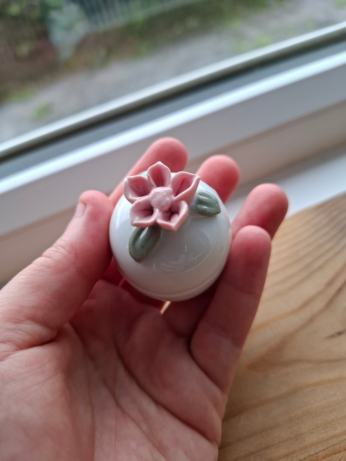 'Cunt' Upcycled Little Pink Rose Trinket Pot