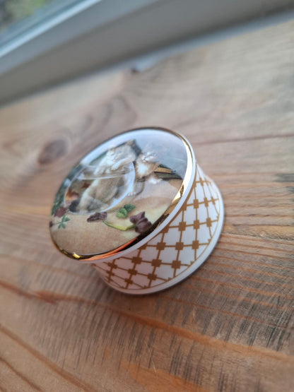 'Cunt' Upcycled Small Cat In A Fish Bowl Trinket Pot