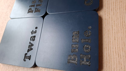 Cursey Coasters (Navy Square)