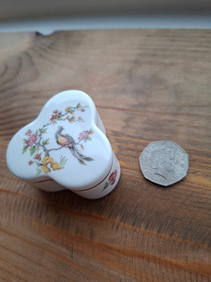 'Cunt' Upcycled Unusual Shaped Floral Birdy Trinket Pot