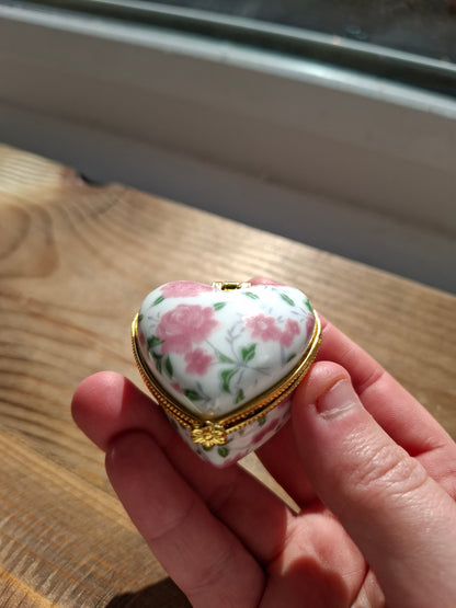 'Cunt' Upcycled Mini Trinket/Pill Pot Pink Floral