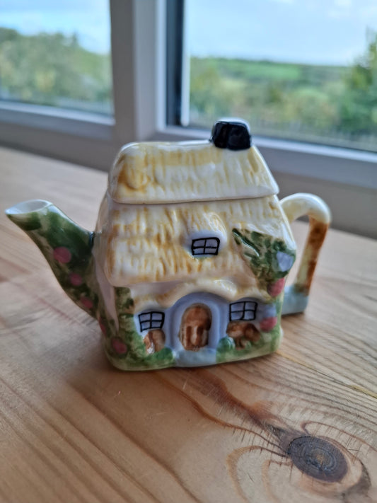 'Cunt' Upcycled Little Cottage Teapot Trinket Pot