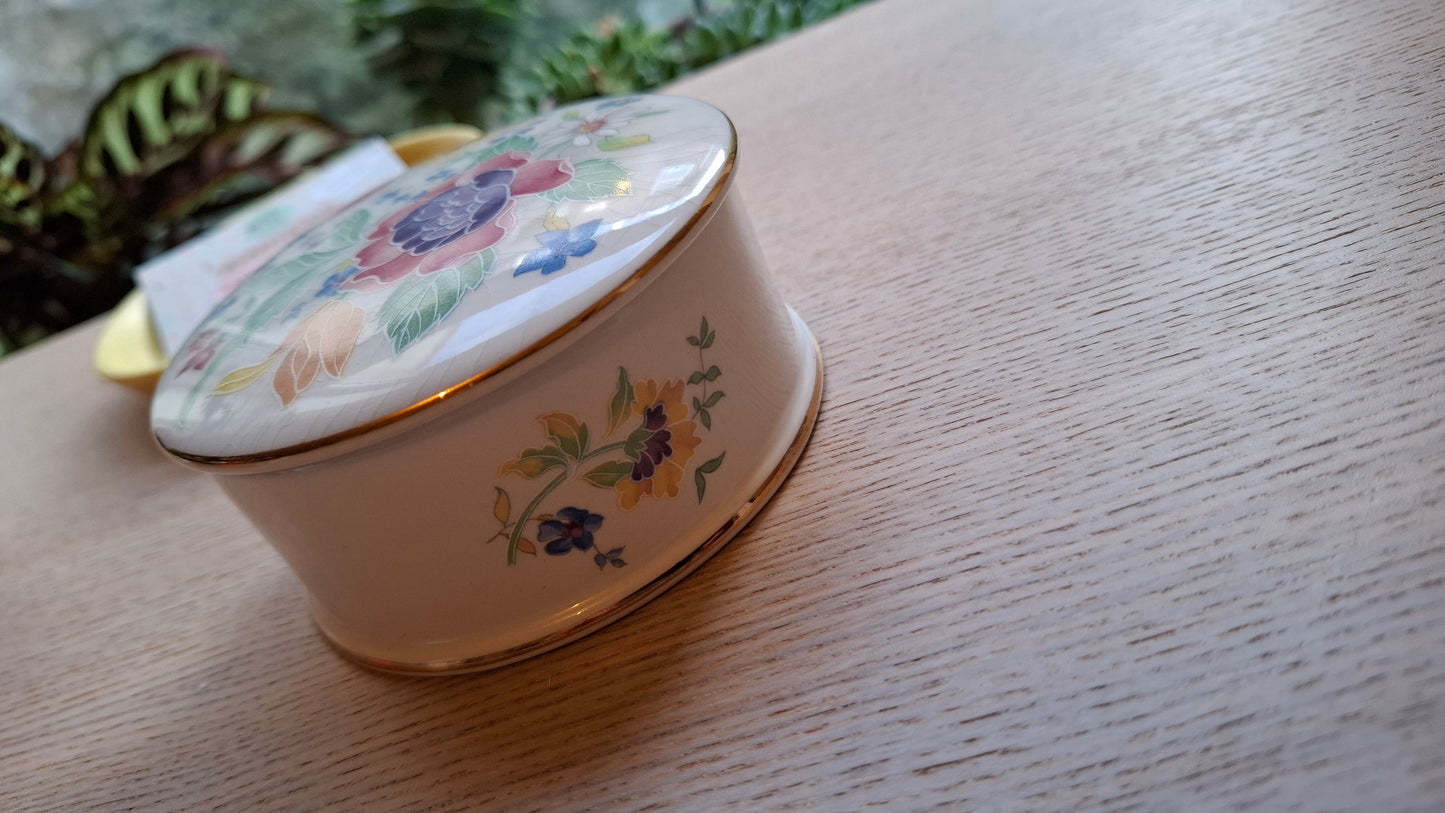 'Fanny Flaps' Upcycled Pretty Floral Trinket Pot