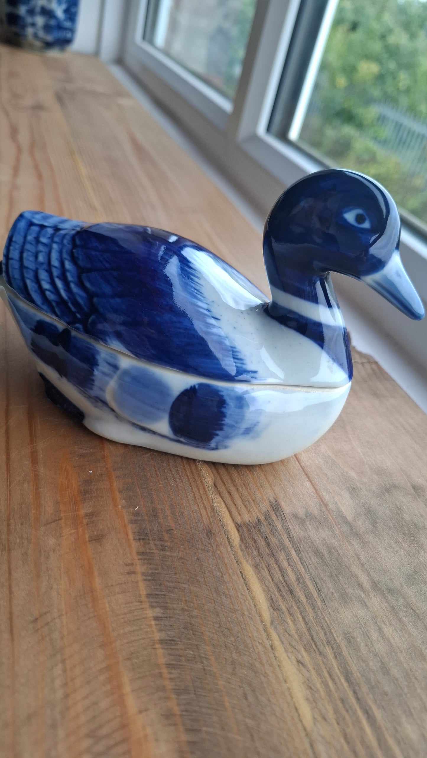 'Cunt' Upcycled Blue Duck Trinket Pot